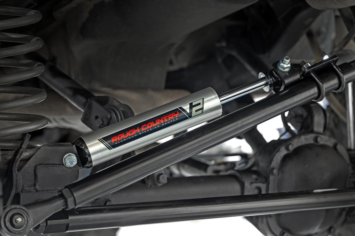 Jeep Comanche Steering Kit - Rough Country - V2 Stabilizer Combo - '86-'92